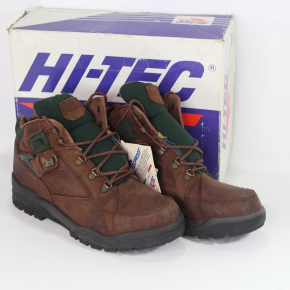 hi tec leather walking boots